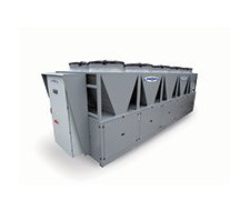 Air condensed chillers and heat pumps units