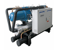 Water condensed chillers and heat pumps